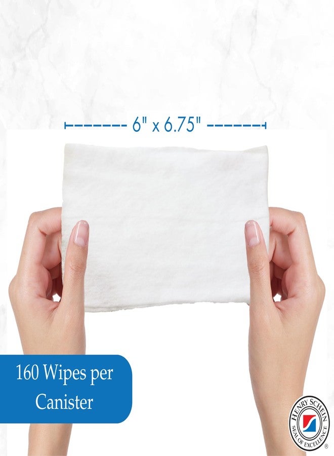 Henry Schein Maxiwipe Surface Cleaning Wipes – 6" x 6.75", 160 Wipes/Canister – Large Disposable Cloths, Latex-Free, White - Image 3